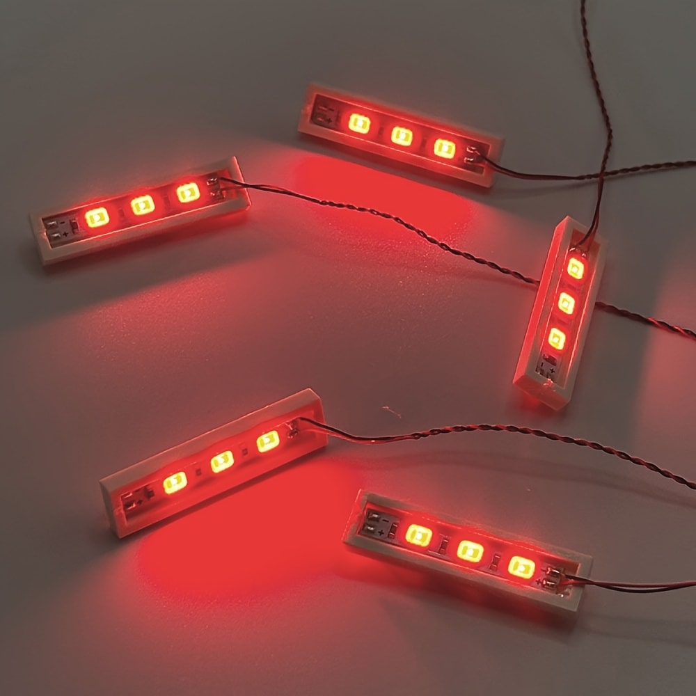 20-Piece 1x4 LED Brick Light Set for Building Block Displays