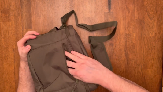 Tactical Insulated Lunch Bag with Expandable Design and MOLLE Webbing