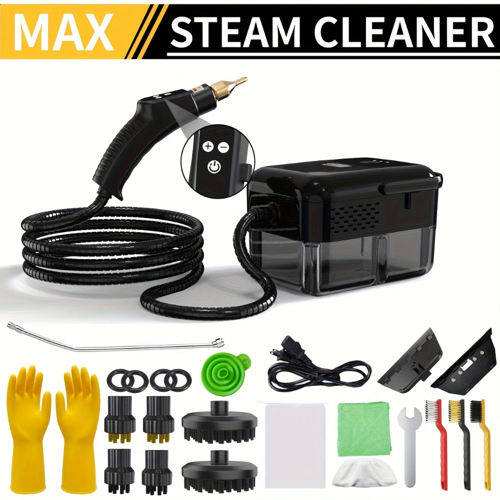 Portable Steam Cleaner High-Temperature High-Pressure Handheld Steamer for Home, Carpet, Tile & Grout Cleaning – 9-Speed Adjustable, 3 Models: Basic, Upgraded & Smart