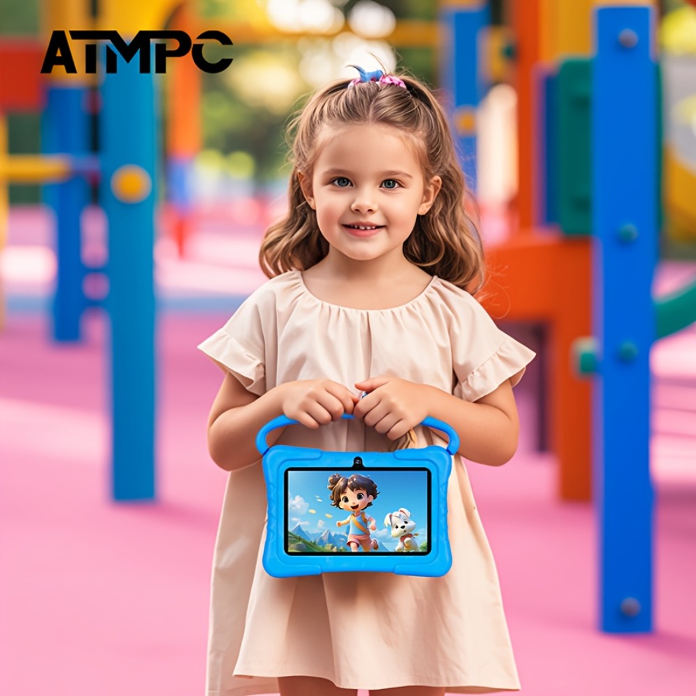 Kids Tablet 7 Inch Android 11, Dual Camera, Parental Controls, Educational Games & Learning Apps, 3GB RAM 32GB ROM, WiFi, Toddler Learning Machine, Birthday & Holiday Gift for Boys Girls Ages 3-10, Pink