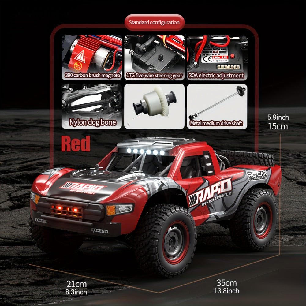 1:14 4WD RC Off-Road Car with Brushed and Brushless Motor Options