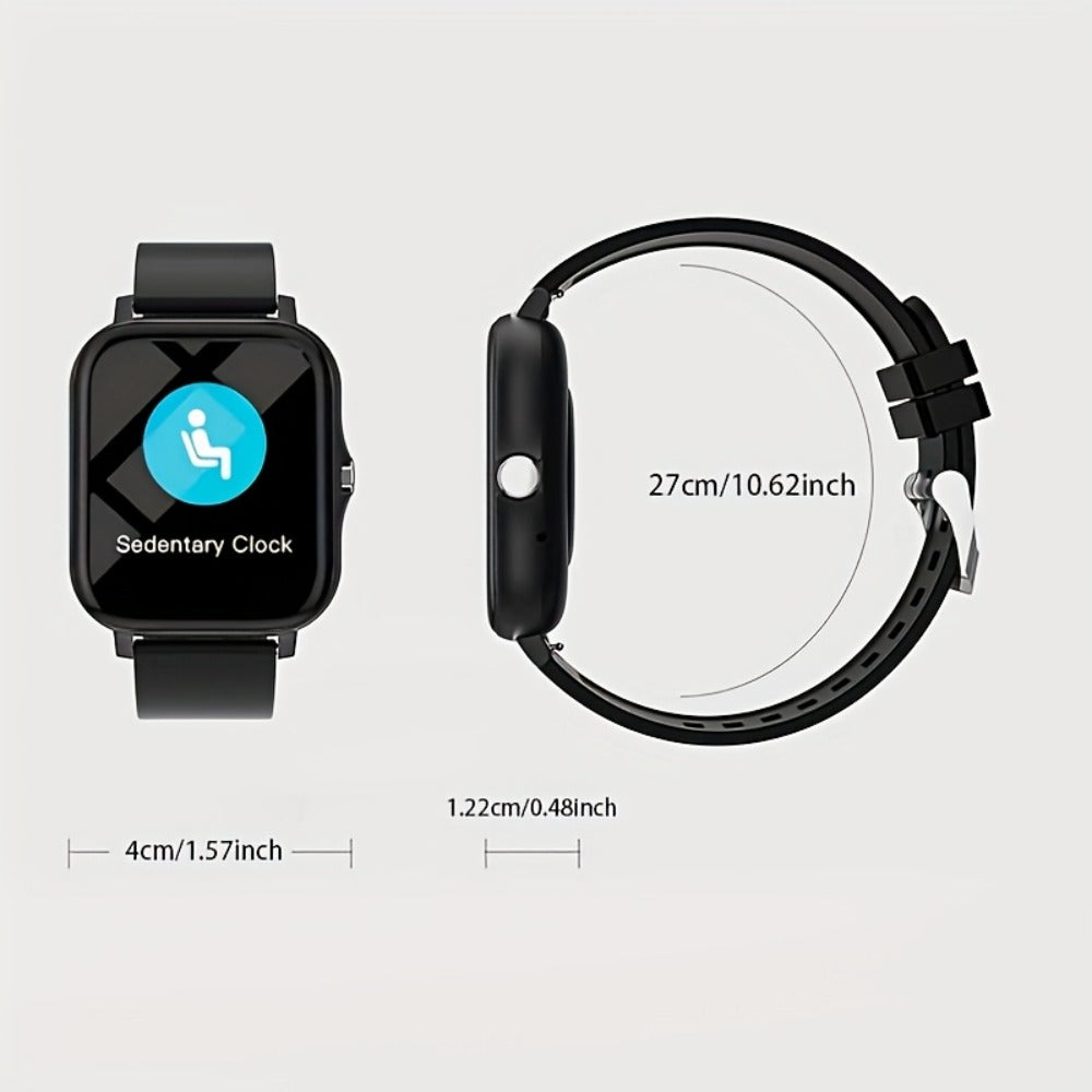 Large Screen Smart Watch with HD Voice Calling, Unisex Bluetooth Smartwatch, Message Reminder, Multiple Sport Modes, Heart Rate Sleep Tracker, Compatible with iPhone & Android – Outdoor Daily Wear Gift Watch 8 Colors