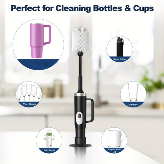 Electric Bottle Brush & Cup Scrubber, Main Unit Sets or Replacement Parts