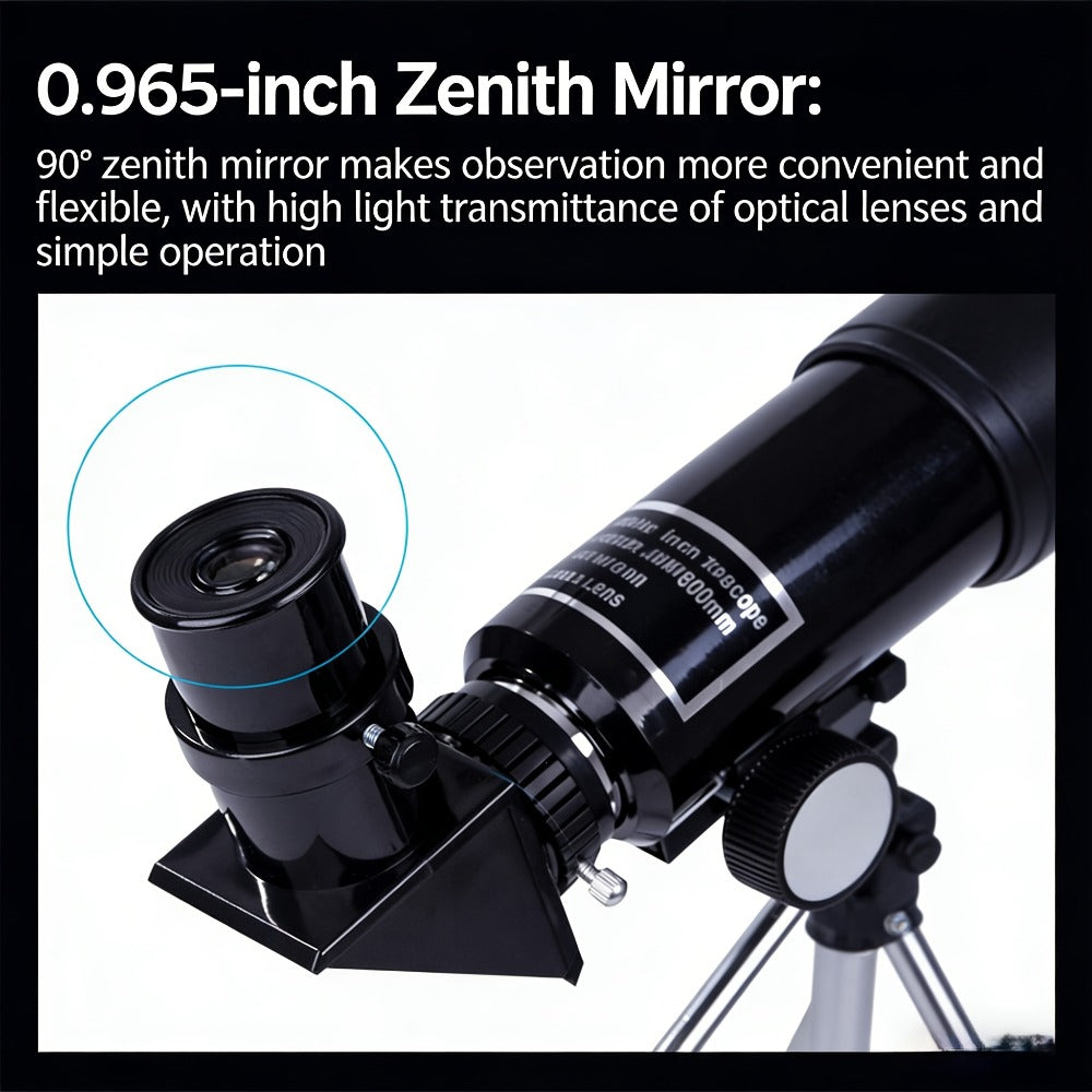 Astronomical Telescope 150x Magnification 70mm Aperture with Tripod Phone Adapter for Moon Star Night Sky Viewing Outdoor Nature Observation Portable Educational STEM Gift for Kids Adults Space Science