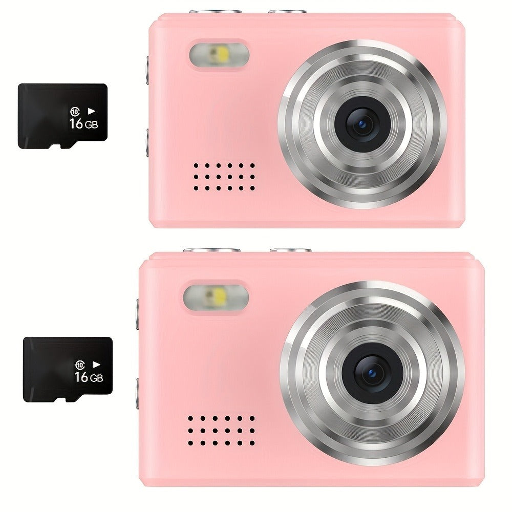 Keychain Mini Digital Camera 16X Zoom Autofocus & Shock-Proof | 2.8-Inch Screen Point-and-Shoot Cam for Travel & Vlog – Ideal Birthday Gift for Adults, Friends & Beginners
