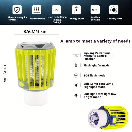 Mosquito Repellent Lantern with USB Charging and SOS Light, 3-in-1