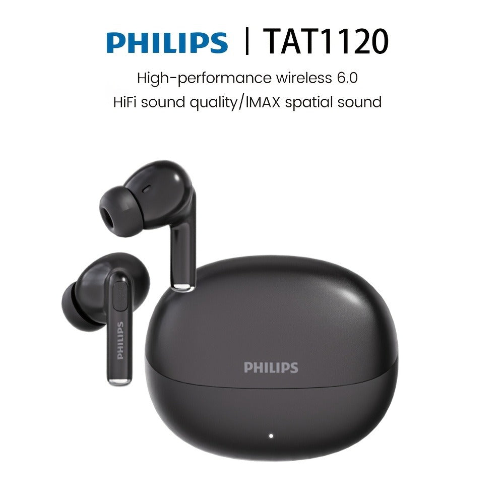 Philips 2026 Wireless Earbuds V6.0 Dual Stereo In-Ear Noise Reduction Long Standby Type-C Charging Comfortable Fit for Birthday Independence Day Holiday Gift iOS Android