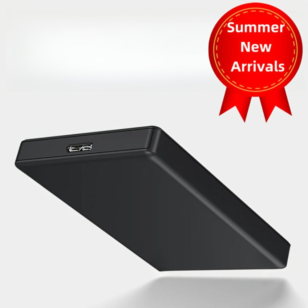 4TB External Hard Drive USB 3.0 Portable HDD for PC Laptop Mac PS4 PS5 Xbox Smart TV – High-Speed Plug and Play, exFAT, Tool-Free Setup, Slim Black Backup Storage Drive