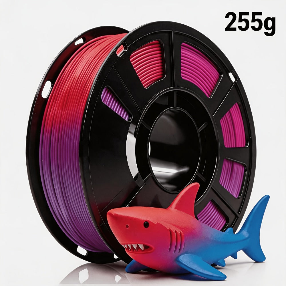 Rainbow PLA Filament 1.75mm Single Dual Triple Color Vacuum Packed – Neatly Wound High Precision ±0.02mm Smooth Printing 0.56lb 0.41lb | Rainbow Gradient PLA Spool for FDM 3D Printers Hobbyists