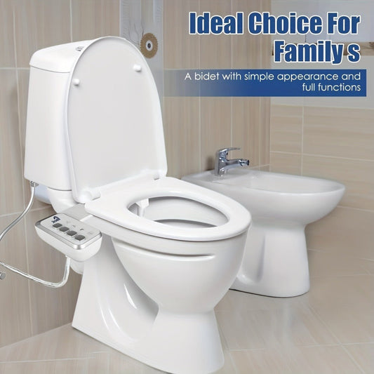 Bidet Attachment for Toilet, Ultra-Slim Non-Electric Cold Water with Adjustable Pressure
