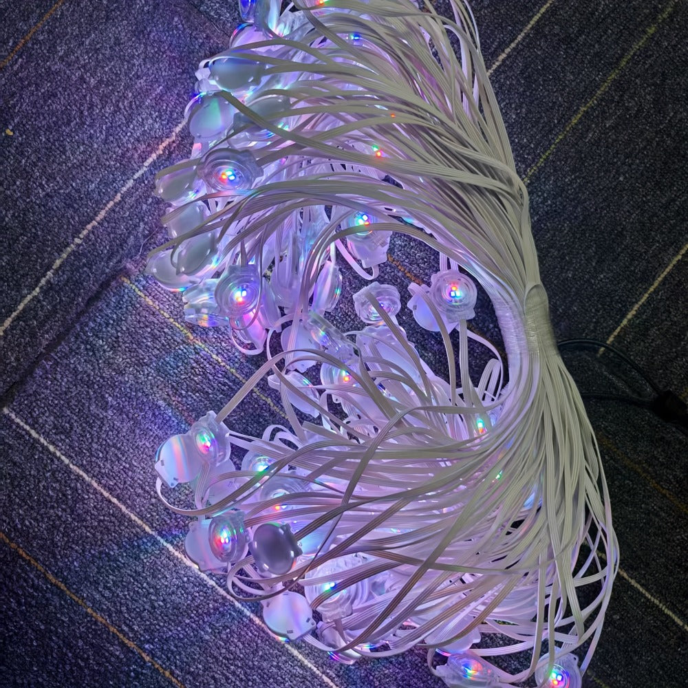 Permanent Outdoor Lights IP67 Waterproof – RGB LED Eaves Light, App & Remote Control, Color Changing for Halloween, Christmas, Holiday, Party & Daily Roof Lighting (20/30/50/100/200/300/500 FT)