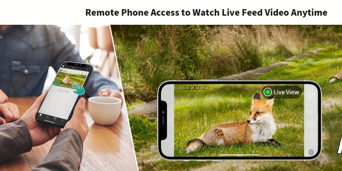 Solar Powered 4G Trail Camera 4K Live View 0.2s Trigger Speed 120° Wide Angle 850nm Night Vision No WiFi Needed Cellular Hunting Wildlife Game Camera with Remote Phone Access