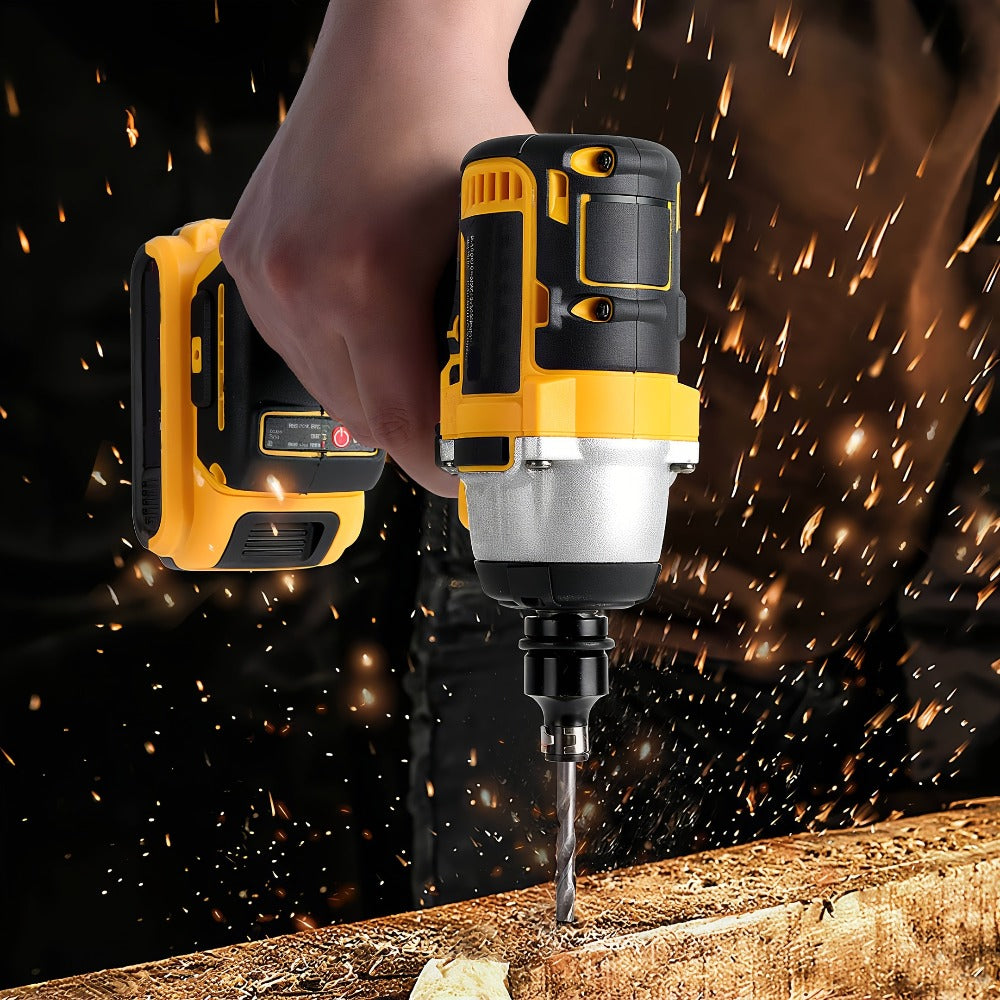 Cordless Impact Wrench 1/2 Inch Brushless – 450N.m 259Ft-lbs High Torque Impact Gun, 3300RPM Variable Speed, 12 Sockets, Fast Charger & Dual Battery Options for Auto Repair & Home Use