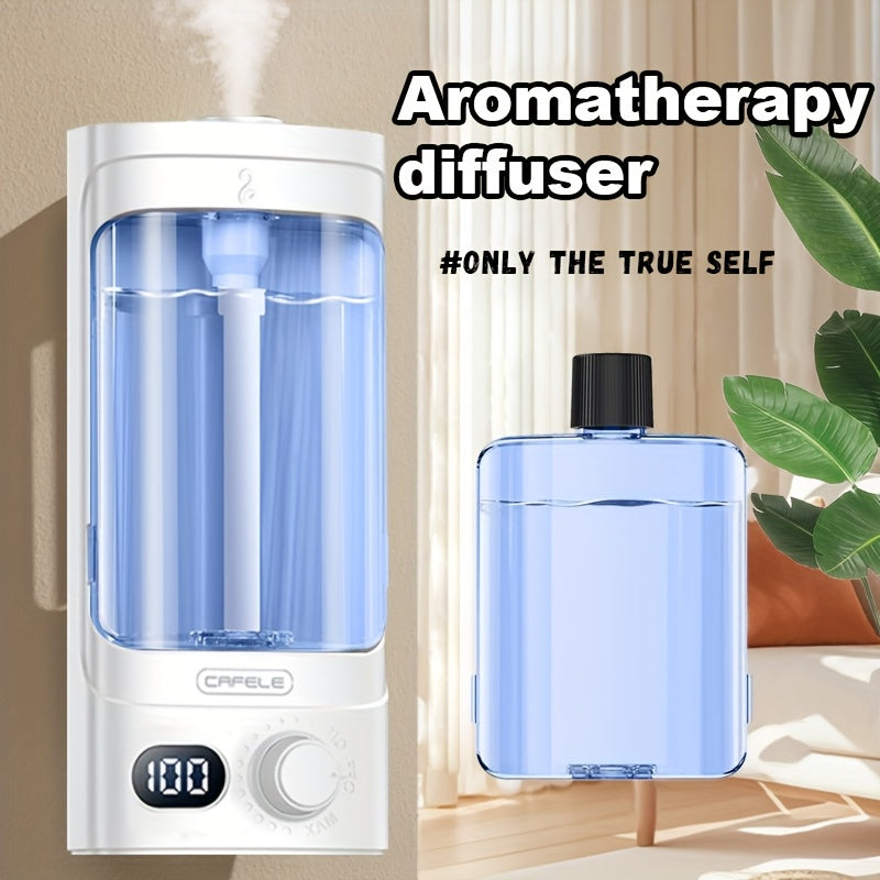 300ml Essential Oil Diffuser 100-Level Mist Control USB Rechargeable – Ultrasonic Soundwave, Auto Shut-Off, Whisper-Quiet Aromatherapy Diffuser for Home Office Bedroom Pet Room, Bundle with Essential Oils