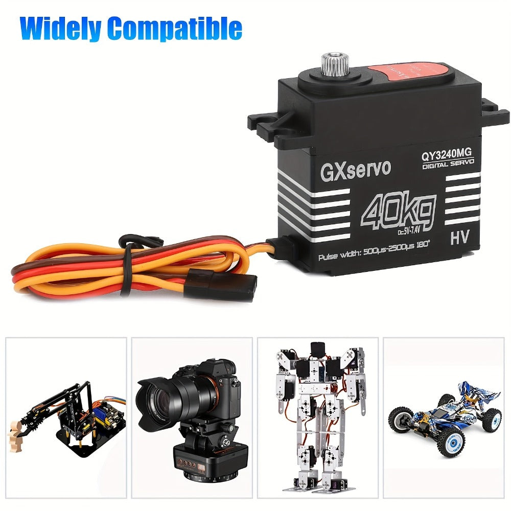 88.18 lb High-Torque Digital Servo with 180° Metal Gear
