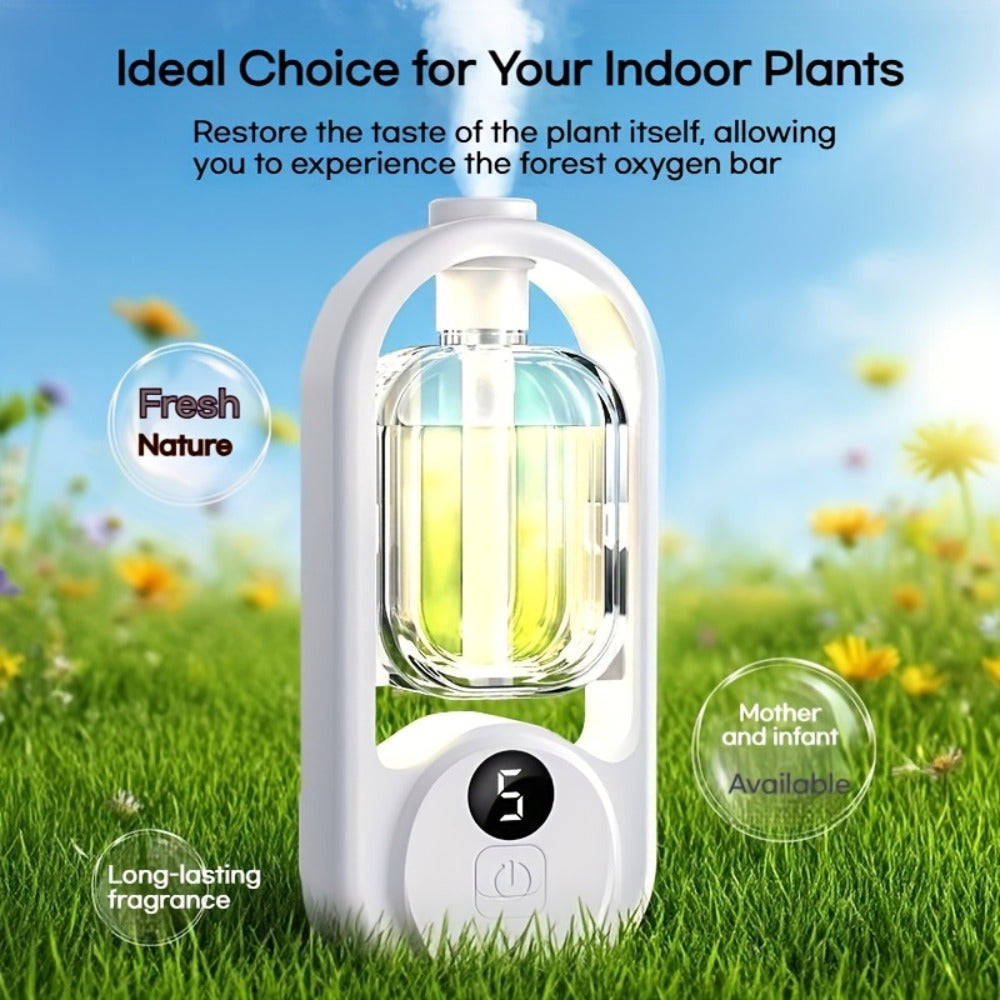 7-Color LED Aromatherapy Diffuser 150ml with USB Power, Ultrasonic Whisper-Quiet Mist, Timer Auto Shut-Off for Bedroom Office Yoga – Bundle with Hilton Gardenia Ocean Jasmine Shangri-La Oils