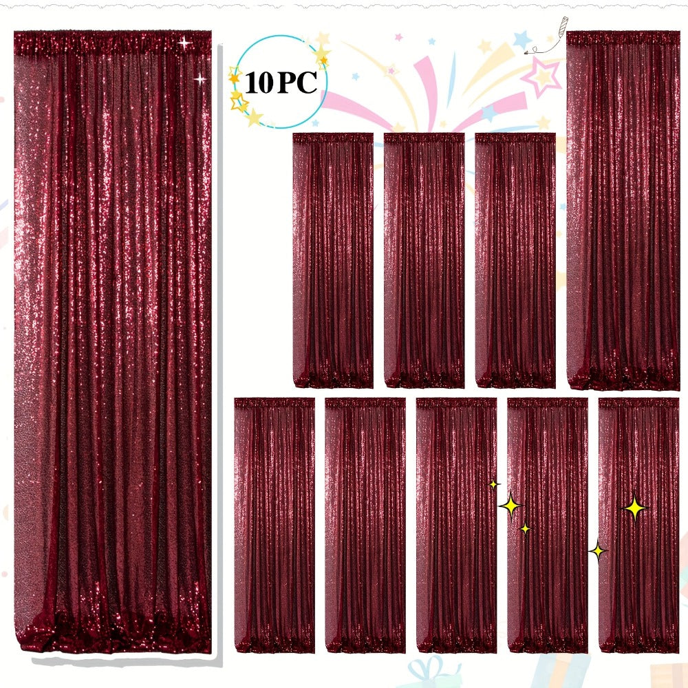 Sequin Backdrop Curtains 2FTx8FT Glitter Photography Background Panels for Party Wedding Birthday Stage Decoration Gold Yellow Shimmer Curtain Set 4 6 10 Panels Available
