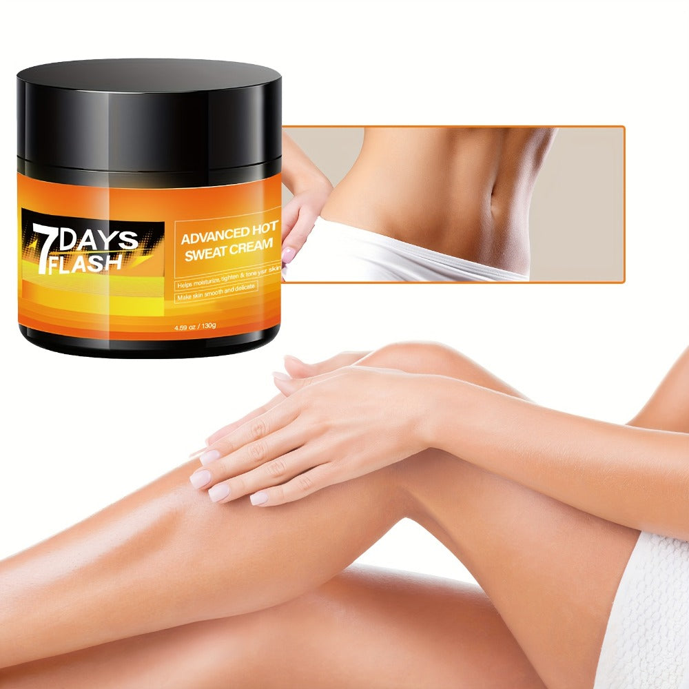 Caffeine Firming Cream 202g Warming Effect Body Slimming Tightening Lotion - Belly Arms Legs Thighs Buttocks Workout Enhancer Anti-Cellulite Vitamin E Formula Women