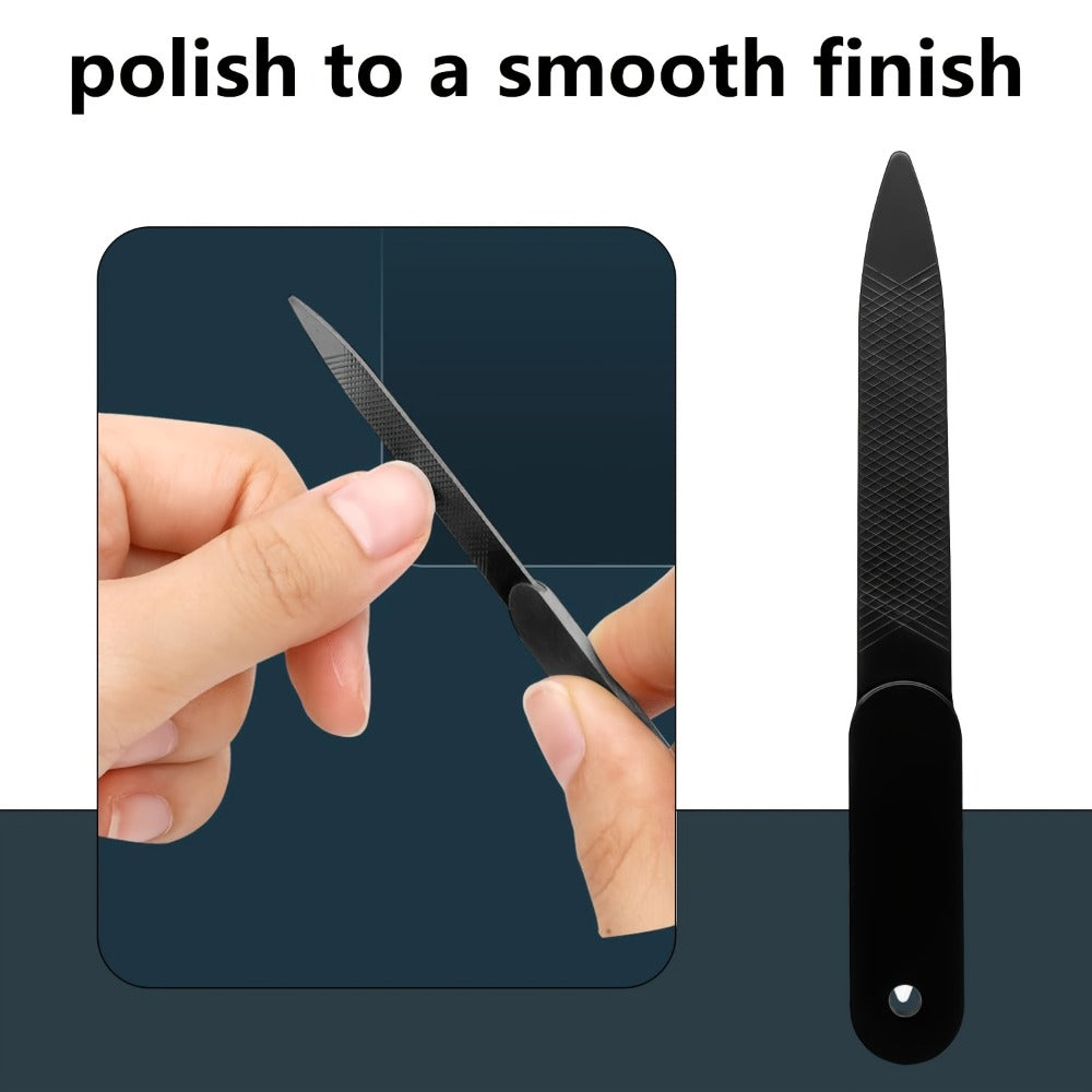Ingrown Toenail Clipper Kit 7 Piece Professional Pedicure Set with Curved Blade Angled Head Nail File Cuticle Nipper Dead Skin Remover for Thick Toenails Men Women Elderly