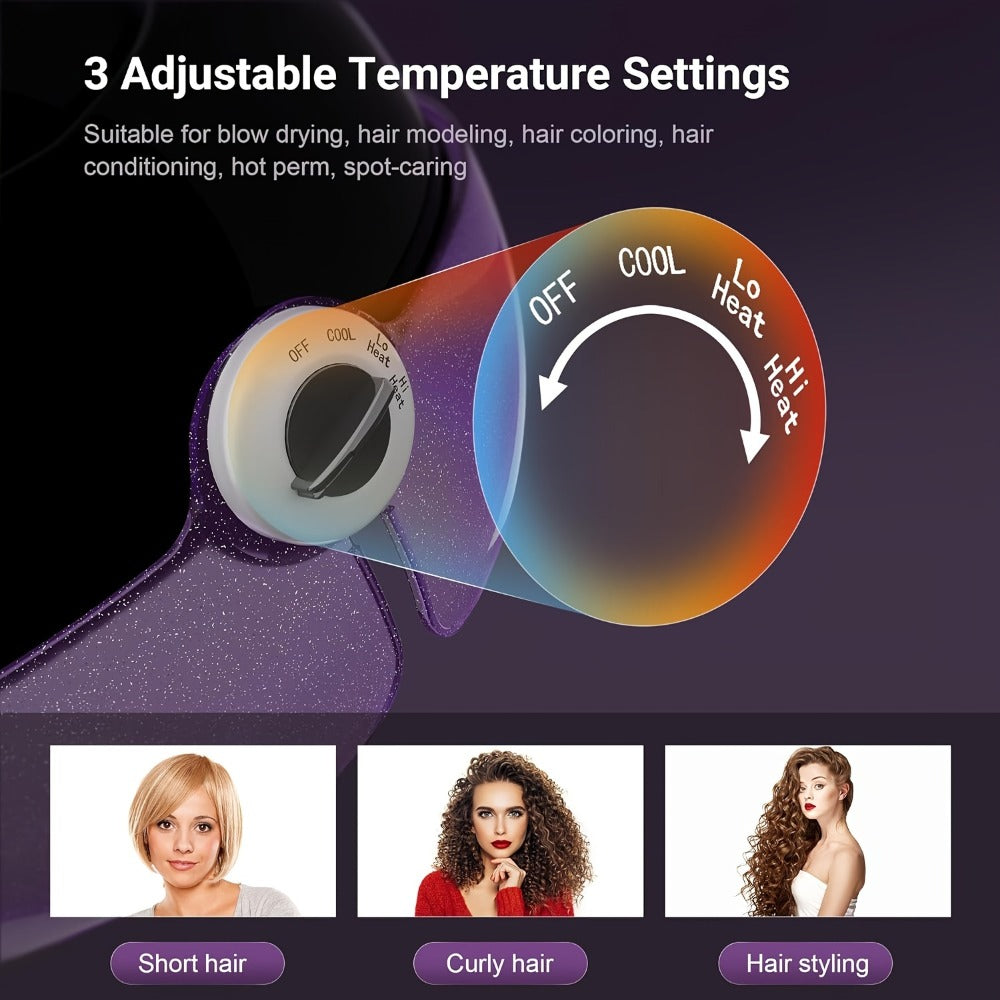 Ionic Floor-Standing Hooded Hair Dryer 1875W — Adjustable Height Professional Salon Hood Dryer for Deep Conditioning, Natural Hair, Roller Sets & Color Processing, 4 Colors