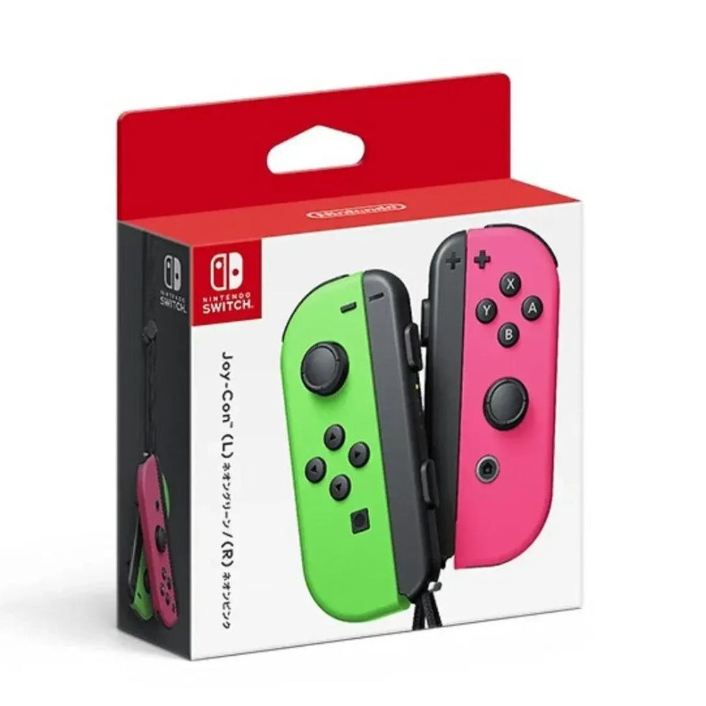 Nintendo Switch Joy-Con Controller Pair – Japan Exclusive Pastel & Neon Colors, HD Rumble, IR Motion Camera, Local Co-op & Online Play, Official Nintendo Switch & Switch Lite Compatible