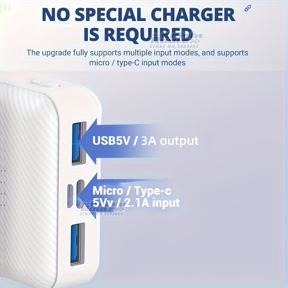 20000mAh Power Bank for Heated Vest Jacket Gloves Scarf Socks – 5V 3A Fast Charging USB Battery Pack, Portable Rechargeable Power Supply for Electric Heated Clothing & Winter Outdoor Gear