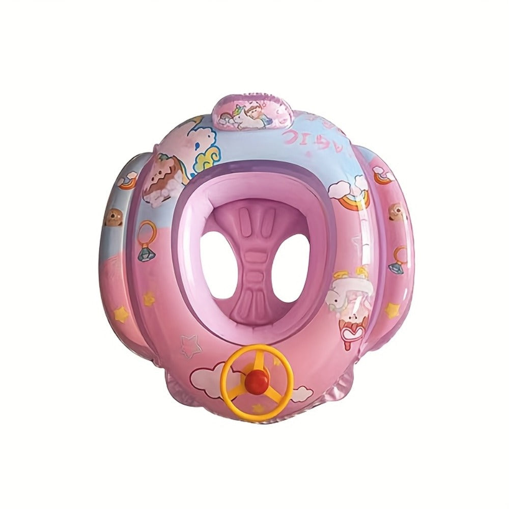 Cartoon Animal Novelty Inflatable Pool Float, Blue, Green or Pink