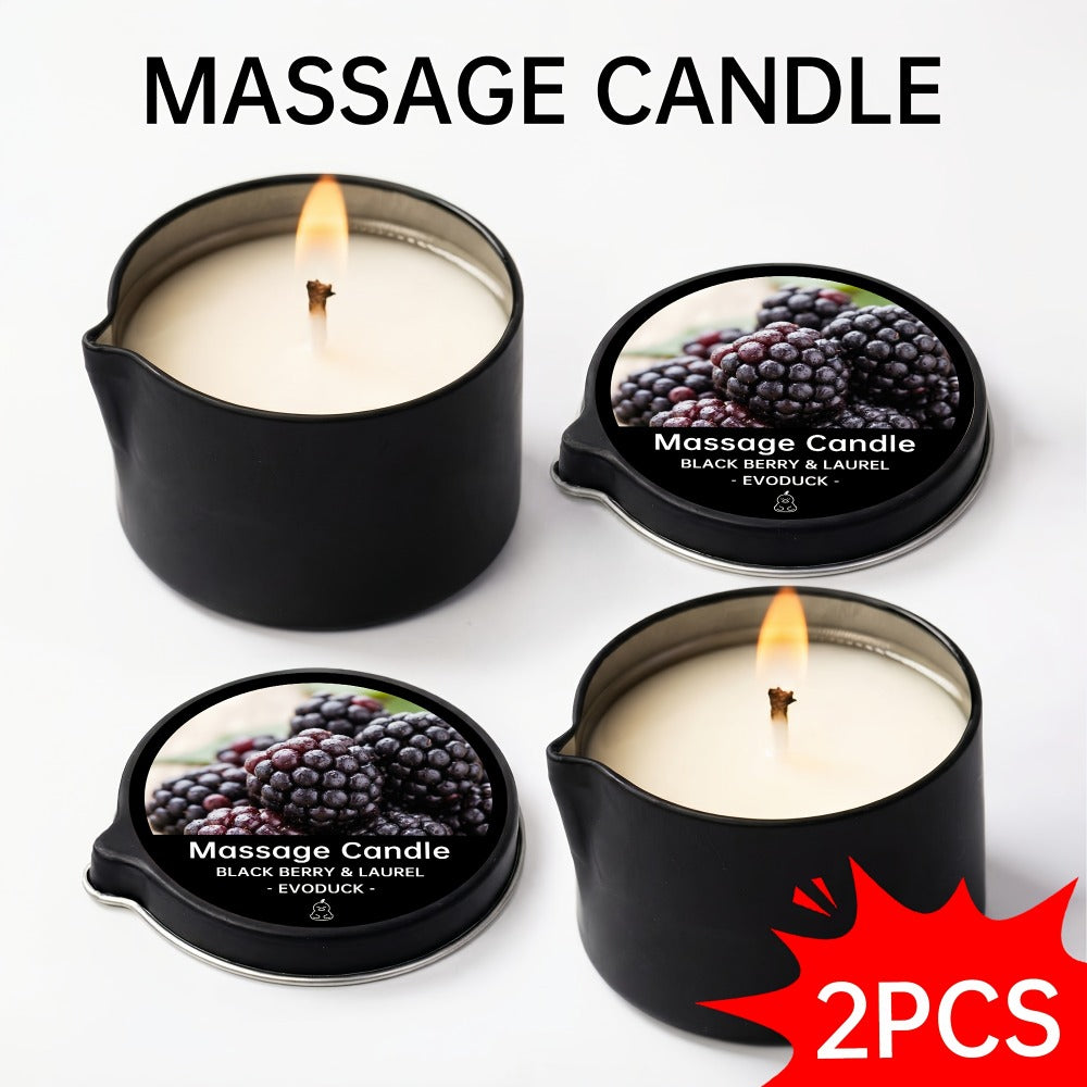 Scented Massage Candle 2-in-1 Soy Wax Essential Oil Body Lotion 20+ Scents 1pc 2pcs 6pcs Spa Nail Salon Pedicure Wedding Valentine Christmas Gift for Women