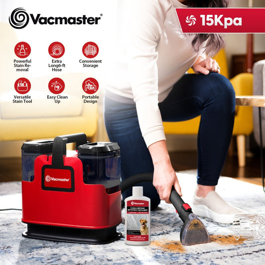 Portable Carpet and Upholstery Spot Cleaner with 15 kPa Suction, SCB301