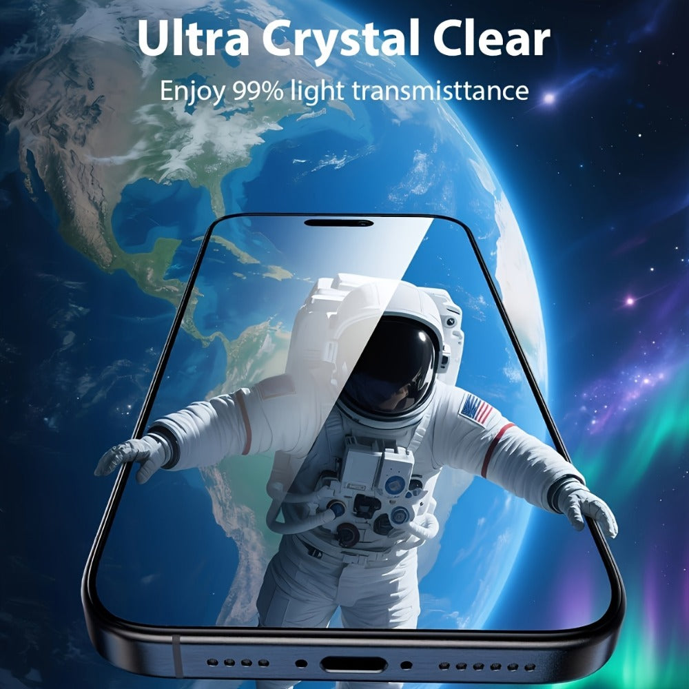 Privacy Screen Protector for iPhone 360° Anti-Peep 9H Tempered Glass – Full Coverage Blue Light Filter, Face ID Compatible, iPhone X XS XR 11 12 13 14 15 16 17 Air Pro Max Plus