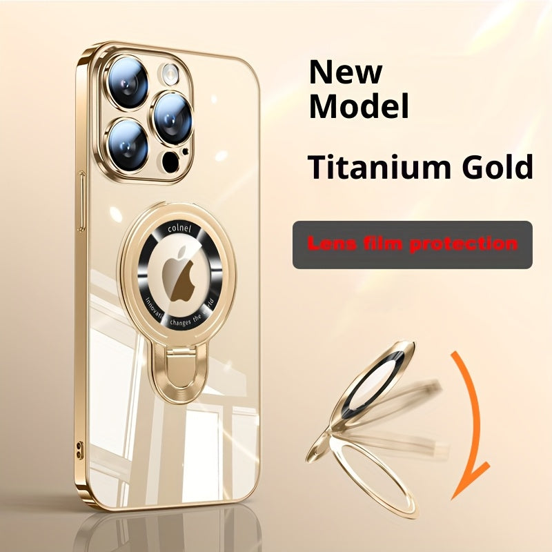 Magnetic U-Stand iPhone Case 2-Piece Set Drop Protection Streamlined Design for iPhone 17 Pro Max 17 Pro 17 Air 17 16 Pro Max 16 Pro 16 Plus 16 15 Pro Max 15 Pro 15 Plus 15 14 Pro Max 14 Pro 14 Plus 14 13 Pro Max 13 Pro 13 12 Pro Max 12 Pro 12