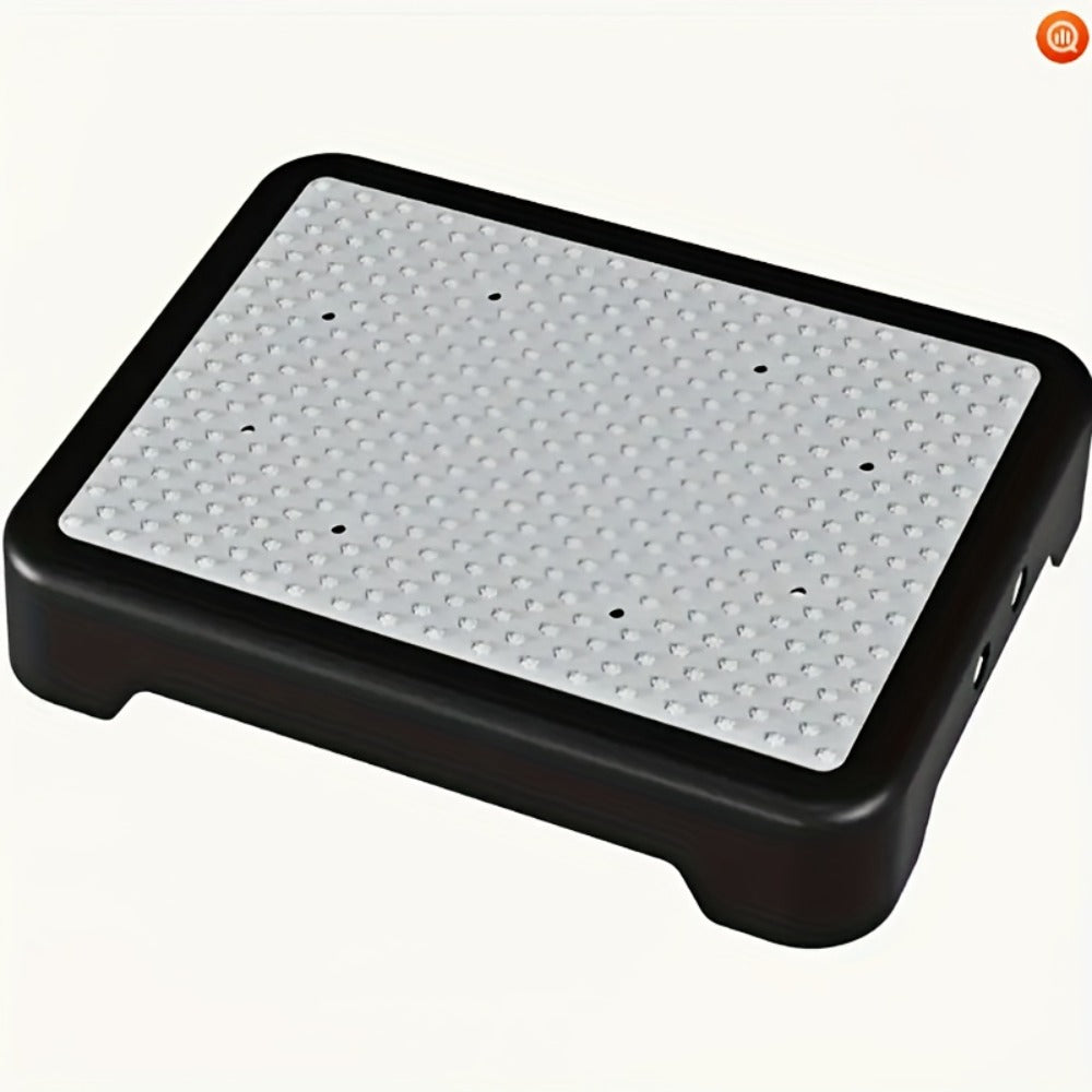 Step Stool Anti-Slip Heavy Duty – Portable Mobile Stepping Stool with Textured Non-Slip Surface & Sturdy Base | Indoor Outdoor Use for Elderly, Bathroom, Toilet, Stairs & Standing Assistance