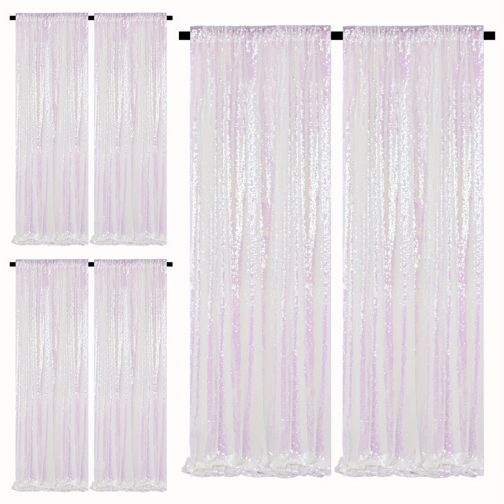 Sequin Backdrop Curtains 2FTx8FT Glitter Photography Background Panels for Party Wedding Birthday Stage Decoration Gold Yellow Shimmer Curtain Set 4 6 10 Panels Available