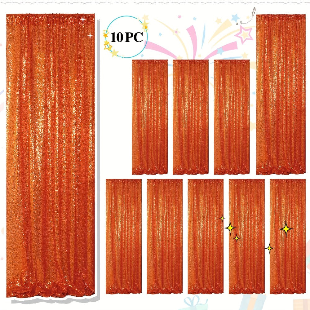 Sequin Backdrop Curtains 2FTx8FT Glitter Photography Background Panels for Party Wedding Birthday Stage Decoration Gold Yellow Shimmer Curtain Set 4 6 10 Panels Available