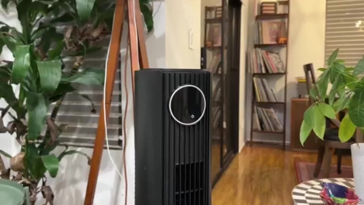 Tower Fan 35-Inch Bladeless 85° Oscillating Standing Floor Fan 3-Speed Quiet Cooling with 12H Timer for Bedroom Office Living Room Home