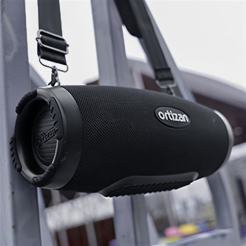 100W Portable Bluetooth Boombox Speaker IPX7 Waterproof with Deep Bass Subwoofer, 12H Playtime, EQ, USB Playback & LED Lights for Outdoor Party, Camping, Beach — Great Gift for Men & Women