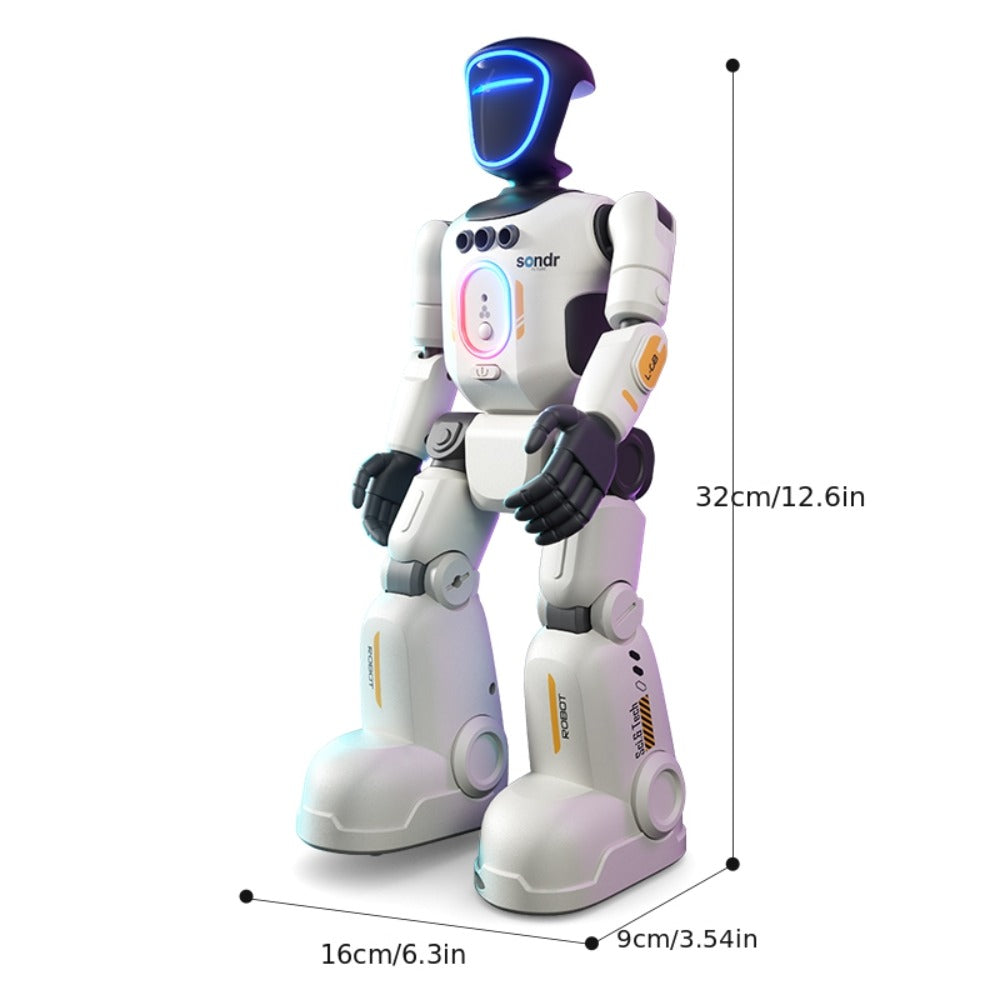 Humanoid Robot Toy, Gesture Sensor, Voice Recorder & Pose Control