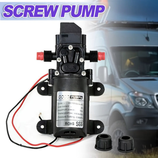 Diaphragm Water Pump, 12V DC, 70W, Self-Priming with Pressure Switch