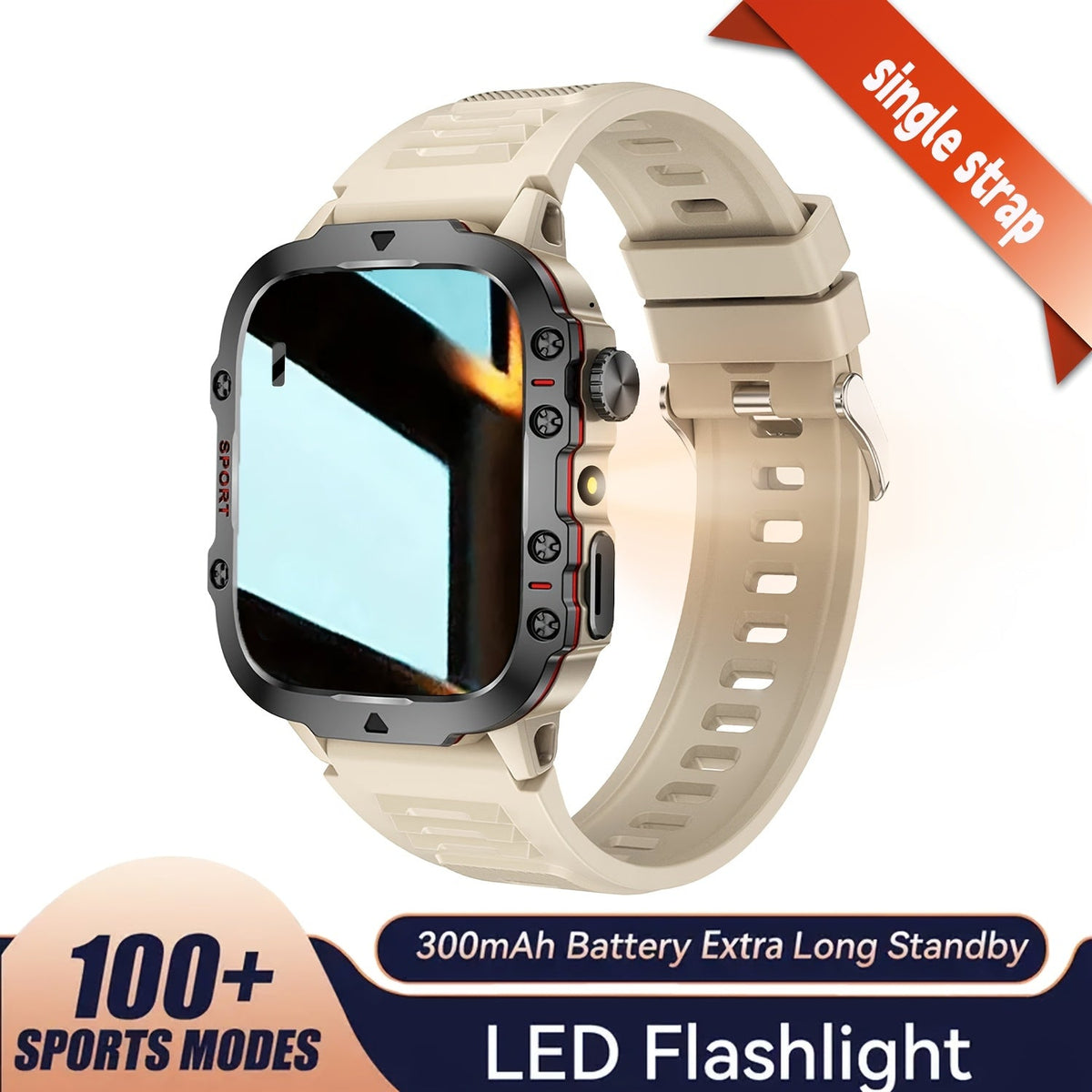 2-in-1 Smartwatch with Wireless Earbuds, Bluetooth Calling & Music Playback, HIFI Sound Quality, HD Lens Camera, Built-in Microphone, UV Protection, Magnetic USB Charging, Dual Strap – Outdoor Sports Smart Watch for Men & Women
