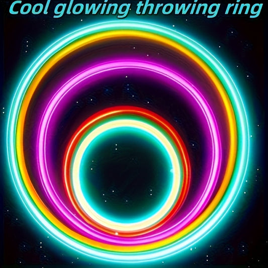 LED Ring Toss Game with Glowing Rings for Indoor and Outdoor Party Play
