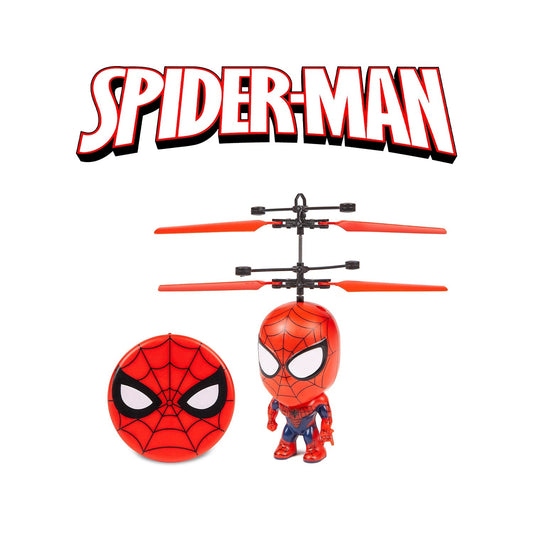 Spider-Man Flying Figure IR Helicopter Toy, 3.5-Inch Indoor Flyer