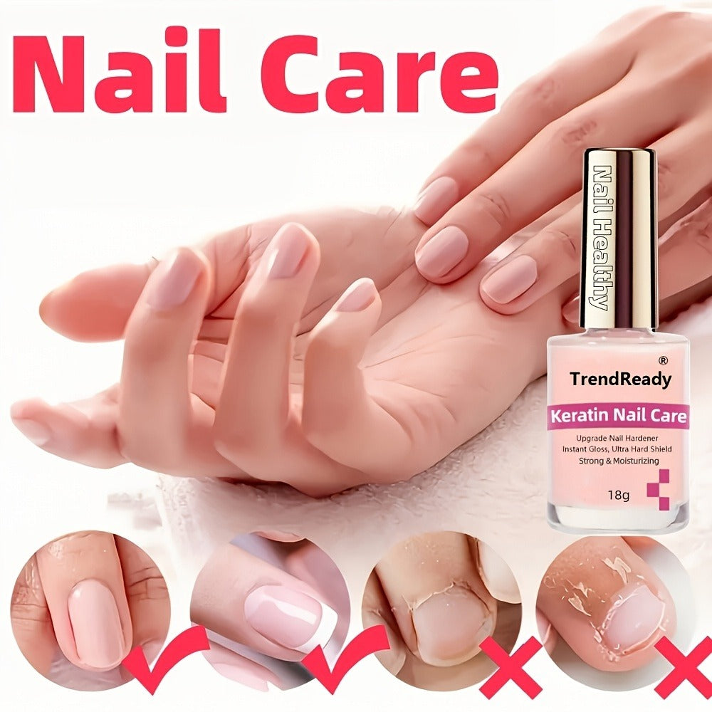 Colored Nail Hardener Set Pink White Yellow - Extra Strong Fast Drying Long Lasting 15ml Nail Strengthener for Weak Splitting Brittle Nails Base Coat Manicure Kit 2 Pack 6 Pack Women