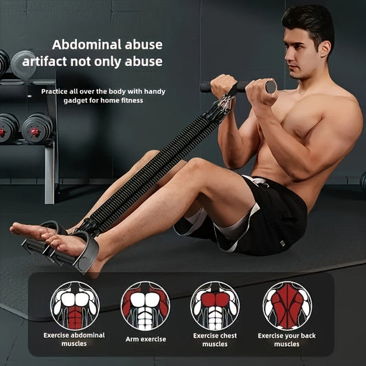 Resistance Band Foot Pedal Puller, Black TPE with 2, 4 or 6 Tubes