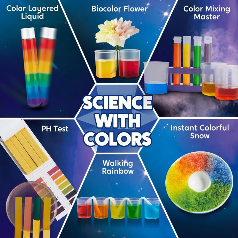Jumbo Science Kit for Kids 130+ Experiments – STEM Chemistry Set with Crystal Growing Glowing Bulb Fossil Dig Soap Making, Hands-On Science Experiment Gift for Boys Girls Ages 6-12 Birthday Christmas