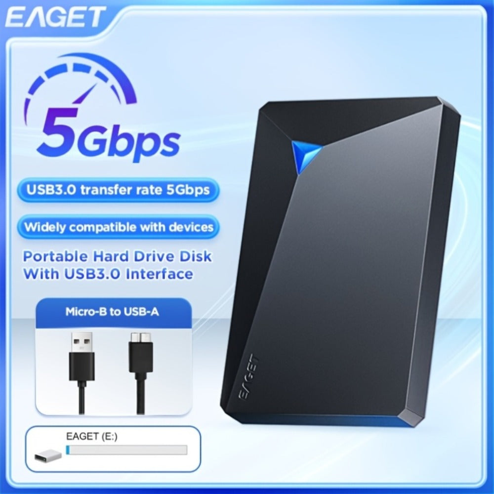 UASP NTFS Plug & Play External Hard Drive 250GB 320GB USB 3.0 Pre-Formatted Portable HDD High-Speed Mobile Storage for PC Laptop PS4 PS5 Xbox – Compact Bus-Powered No Driver Needed