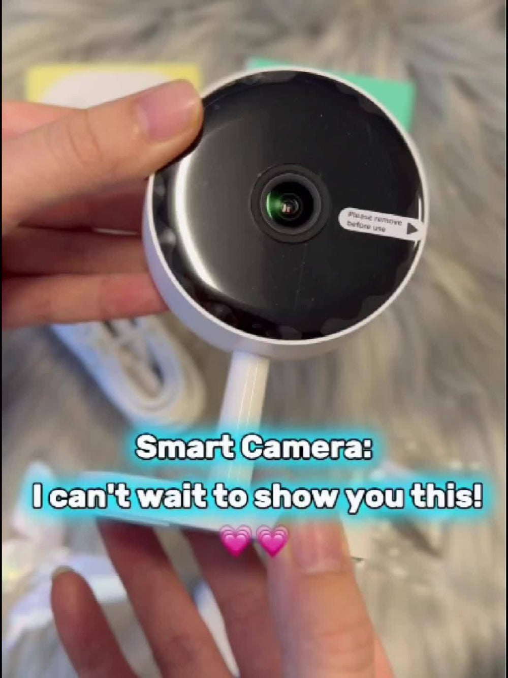 2K 3MP Card-Style WiFi Security Camera Indoor 5G & 2.4G Dual Band Night Vision Motion Detection Two-Way Audio Alexa Google Home Compatible Cloud & SD Card Storage CW1303