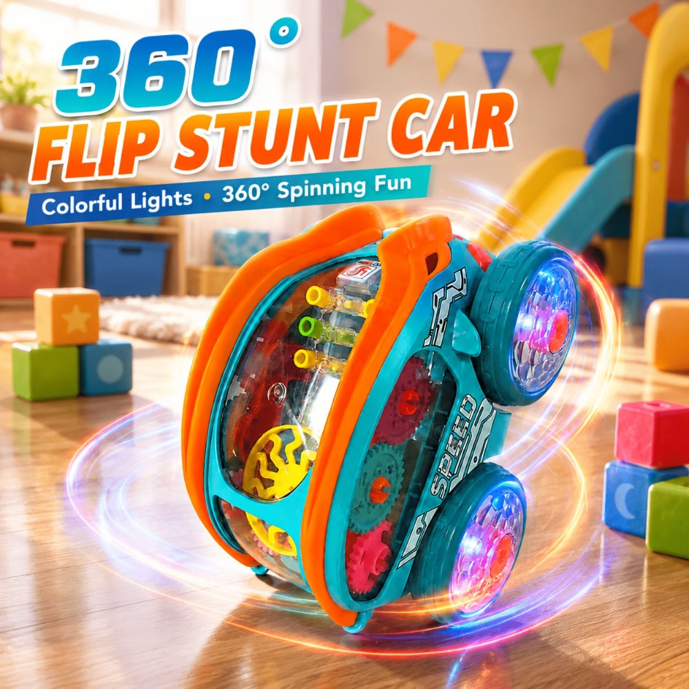 Automatic Dump Truck Toy with LED Lights and Music, Press and Go Construction Vehicle for Ages 2+
