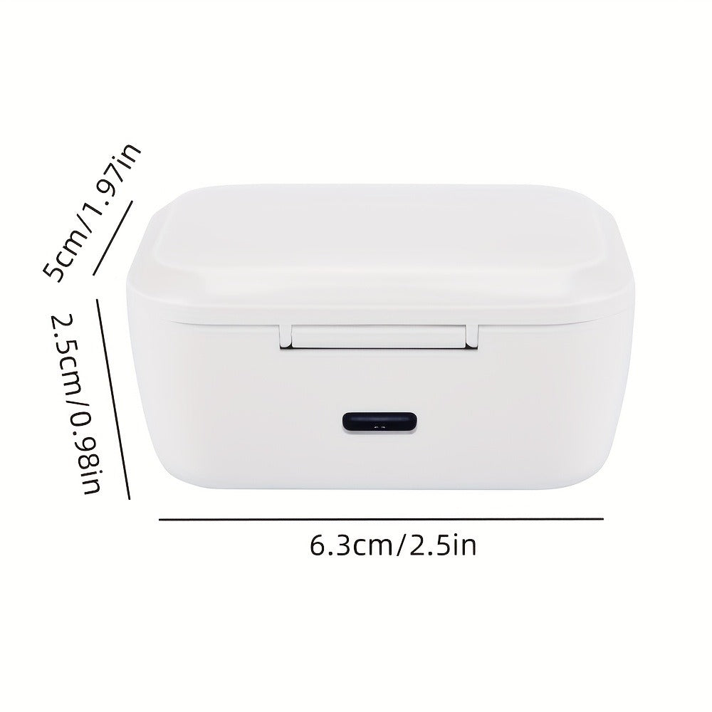 Portable Apple Watch Power Box Charger – Wireless Magnetic Fast Charging Compatible with iWatch Series 8 7 6 5 4 3 2 1 Compact Travel Charger No Outlet Needed White Gift for Apple Watch Users