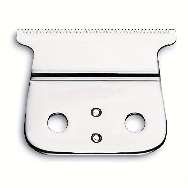 Andis T-Outliner Replacement Blade #04521 Close-Cutting T-Blade Compatible with GTO GO SL Trimmer Models - Professional Barber Shaver Blade Silver Precision Edge Up