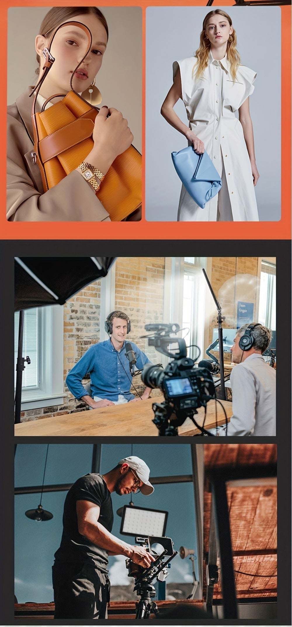 LED Video Fill Light Panel Kit with Tripod Stand & RGB Filters | Dimmable 5600K Studio Light for Vlogging, Photography, Video Streaming & Tabletop Shooting | 2 or 3 Pack